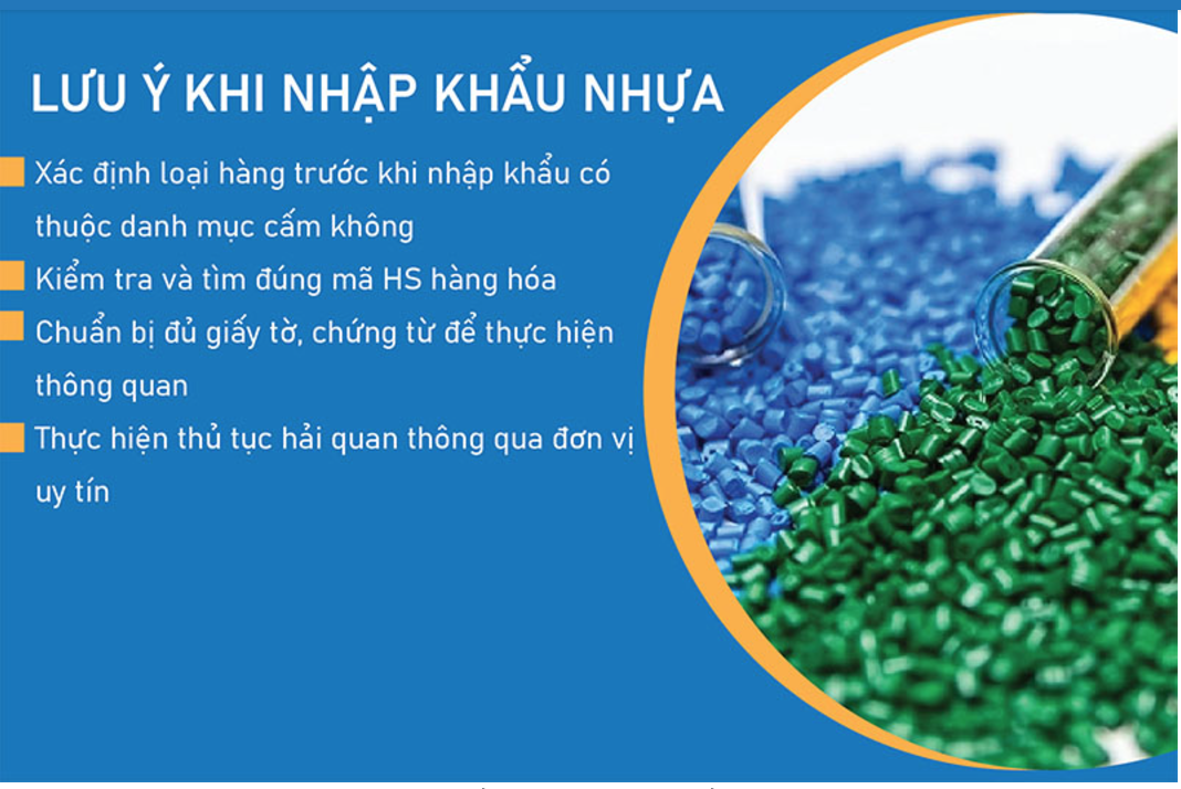 THỦ TỤC NHẬP KHẨU NHỰA 